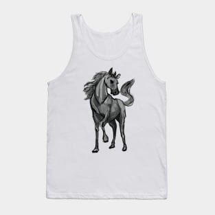 Horse sketch Tank Top